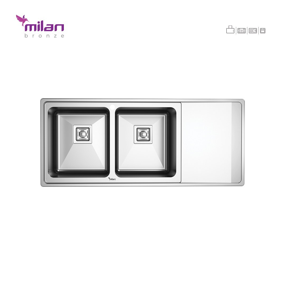 سینک توکار 8010 میلان (پس کرایه)