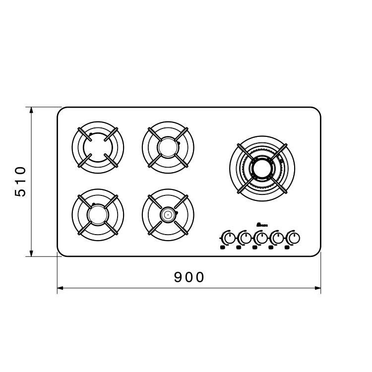 گاز شیشه ای MG 5092 بیمکث (پس کرایه)