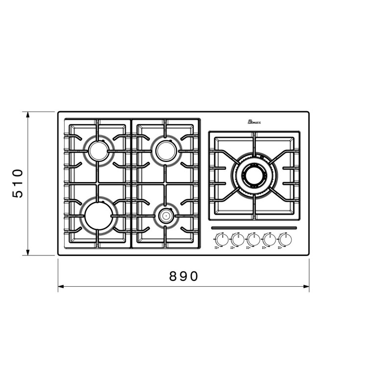 گاز استیل MG 5089 بیمکث (پس کرایه)
