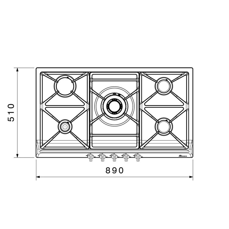 گاز استیل MG 5077 بیمکث (پس کرایه)