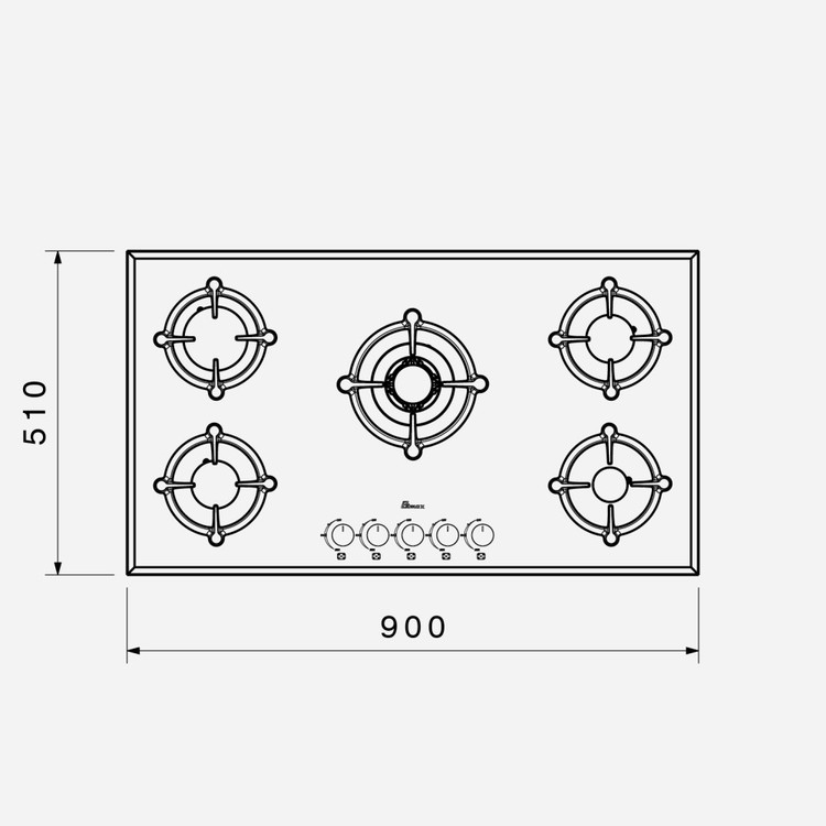 گاز شیشه ای MG 5073 بیمکث (پس کرایه)
