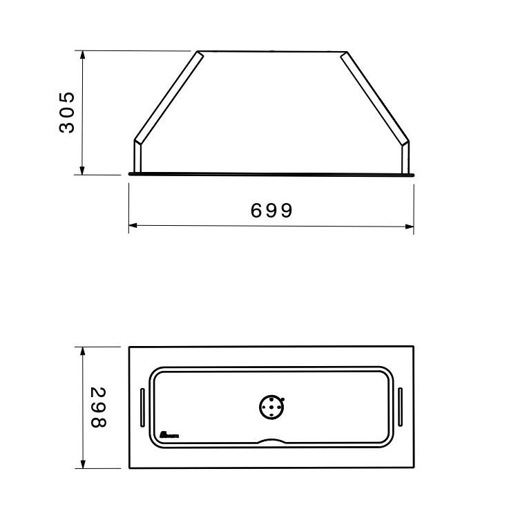 هود مخفی B 2073u بیمکث (پس کرایه)