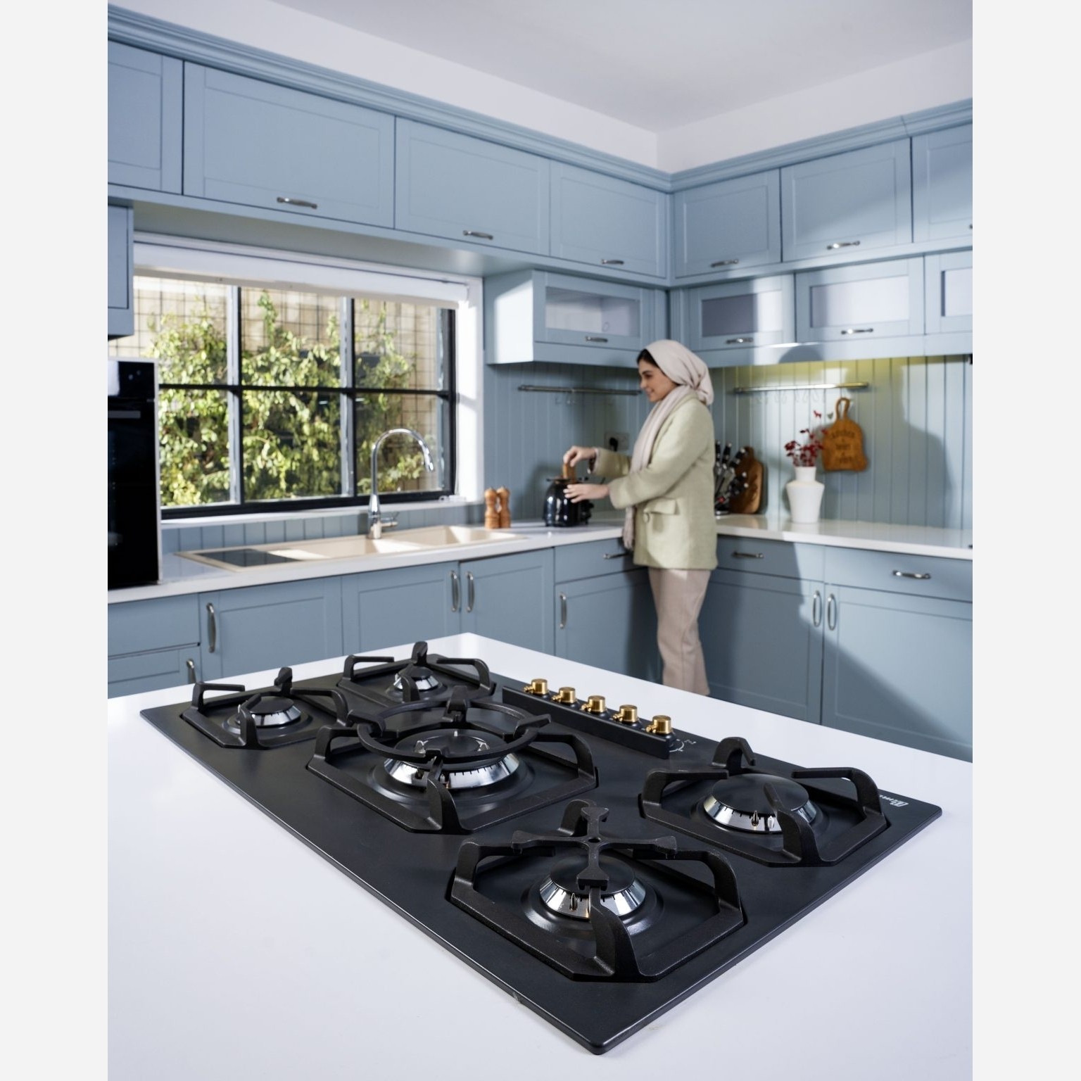 گاز پنج شعله لعابی 2302 بیمکث (پس کرایه)
