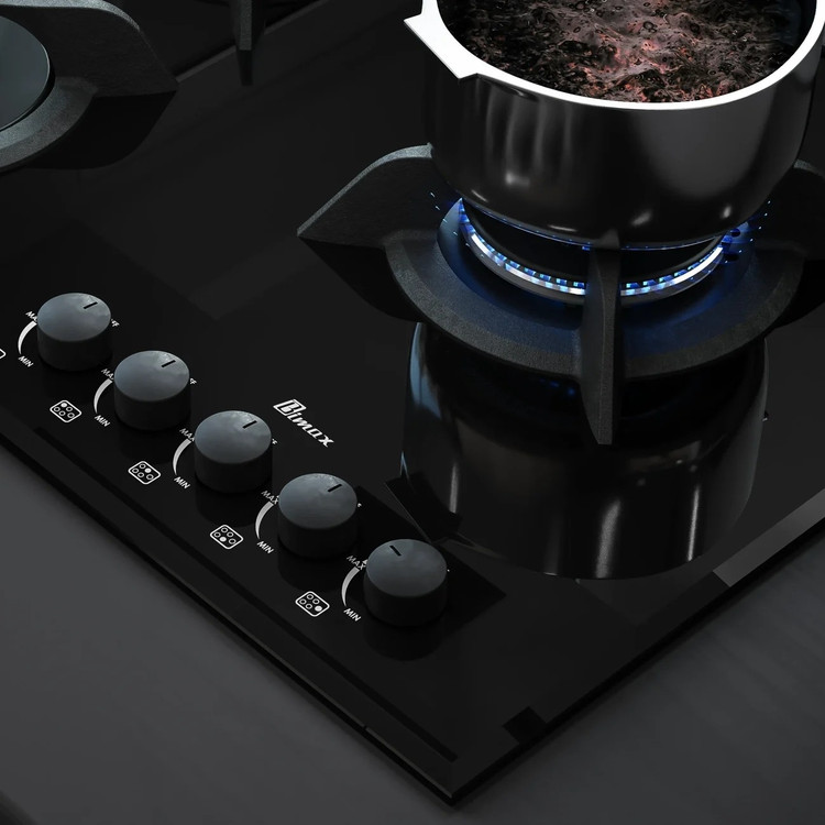 گاز پنج شعله شیشه ای 2101 بیمکث (پس کرایه)