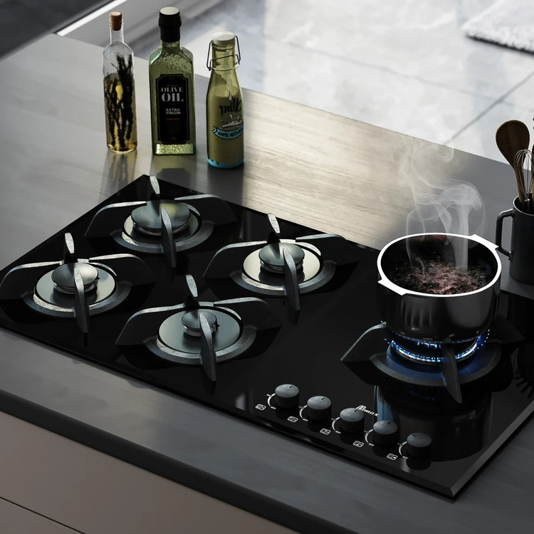 گاز پنج شعله شیشه ای 2101 بیمکث (پس کرایه)