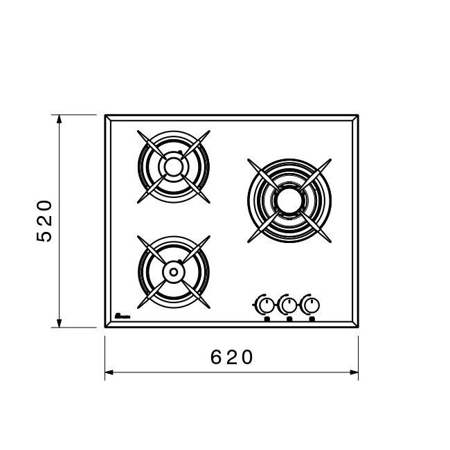 گاز شیشه ای MG 5015 بیمکث (پس کرایه)
