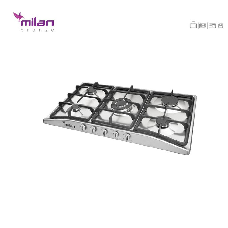 گاز پنج شعله استیل S1 میلان برنز (پس کرایه)