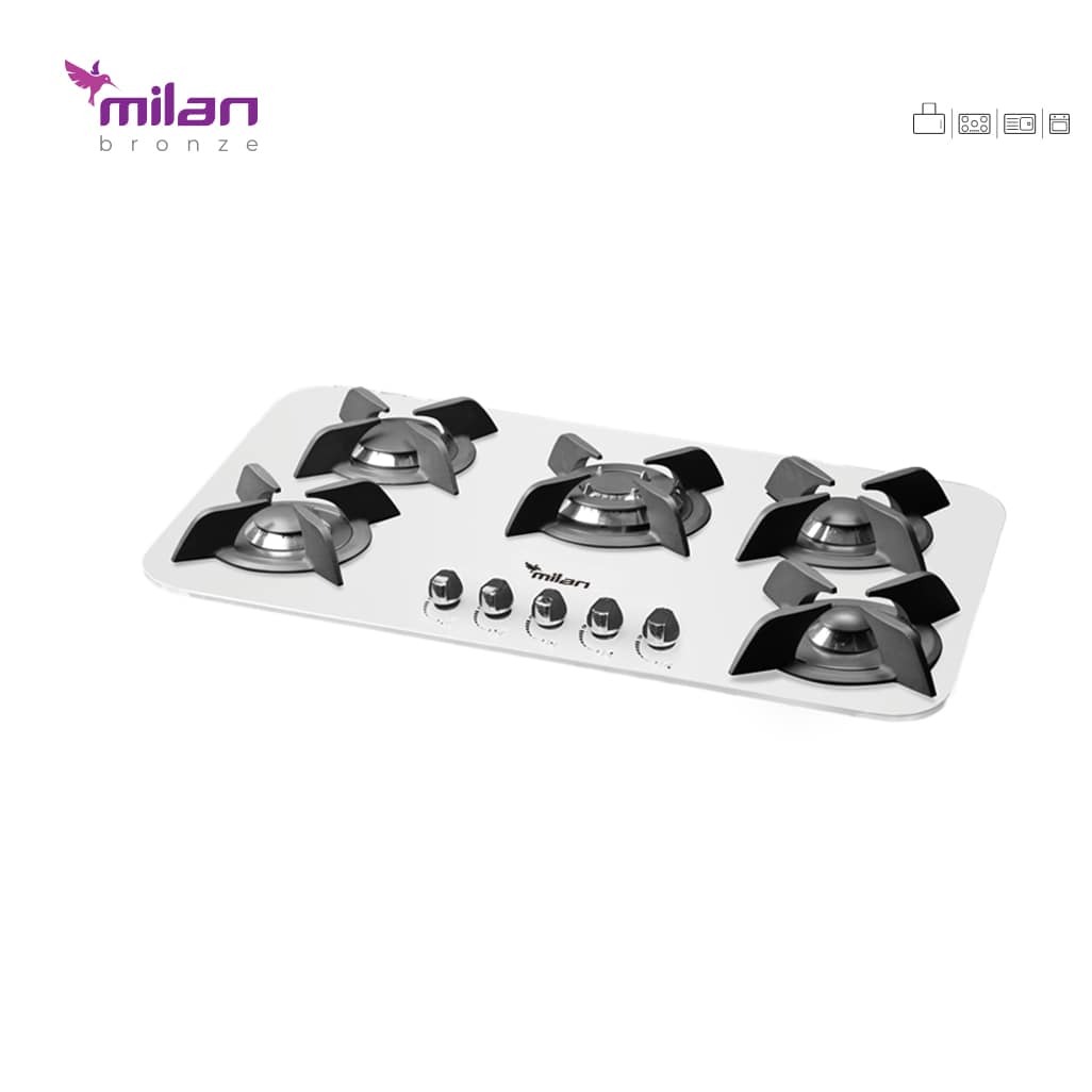 گاز پنج شعله شیشه ای G307 میلان برنز (پس کرایه)