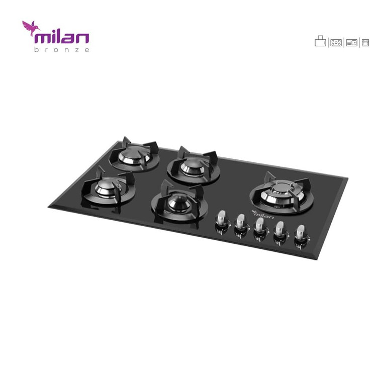 گاز پنج شعله شیشه ای G302 میلان برنز (پس کرایه)