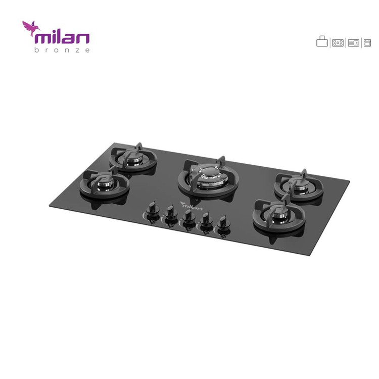 گاز پنج شعله شیشه ای G92 میلان برنز (پس کرایه)