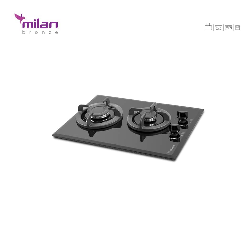 گاز دو شعله شیشه ای G21 میلان برنز (پس کرایه)