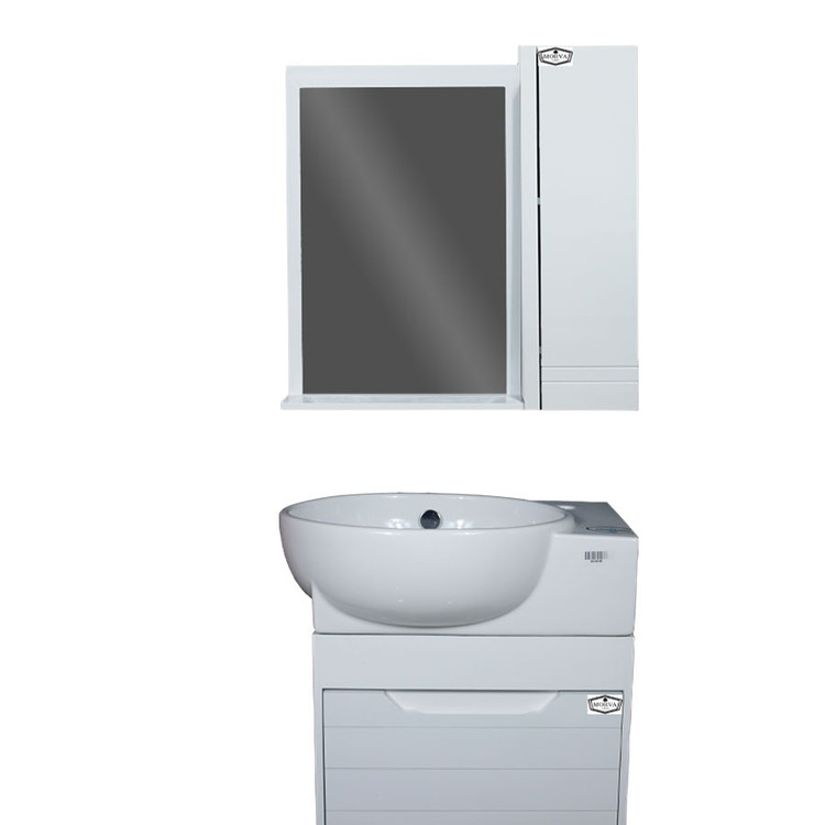 فول ست روشویی کابینتی مرواکابین مدل پارمیدا 52 مروارید با آینه و باکس (طول 52 عرض 40) (پس کرایه)
